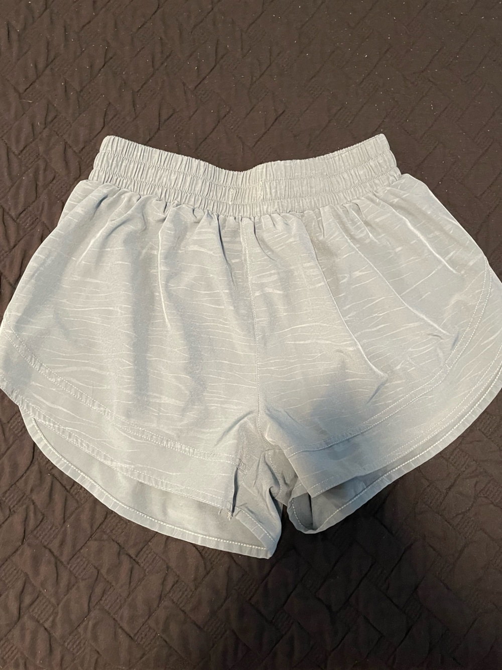 Puli Light Blue Athletic Shorts with Elastic Waist